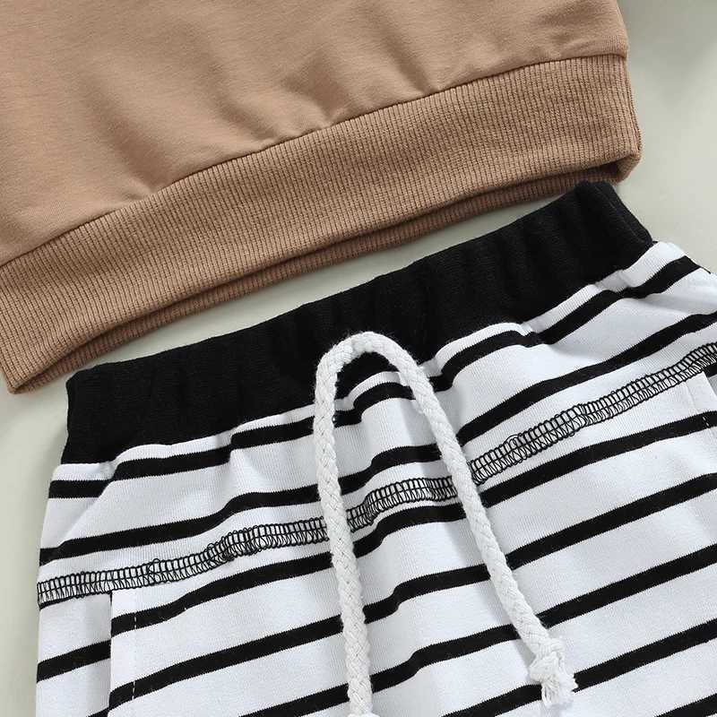 Clothing Sets Autumn Fashion Baby Clothing Toddler Baby Boy Clothes Set Newborn Sweatshirt + Stripe Pants Kids Suit Outfit Costume Sets