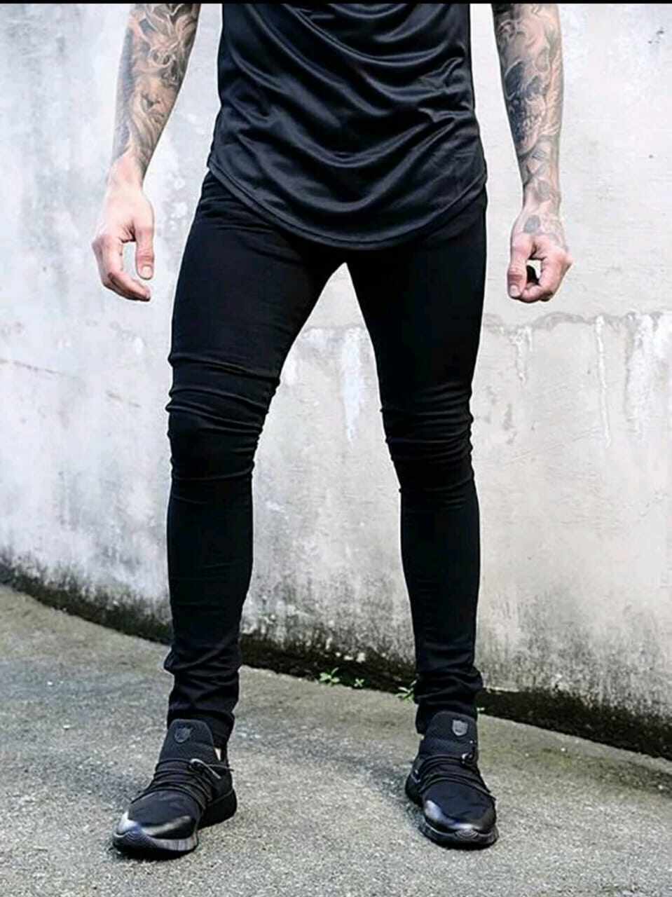 Men Skinny Jeans Men's men's casual pants / Korean Style Size26-40 Price cheap Fast Delivery
