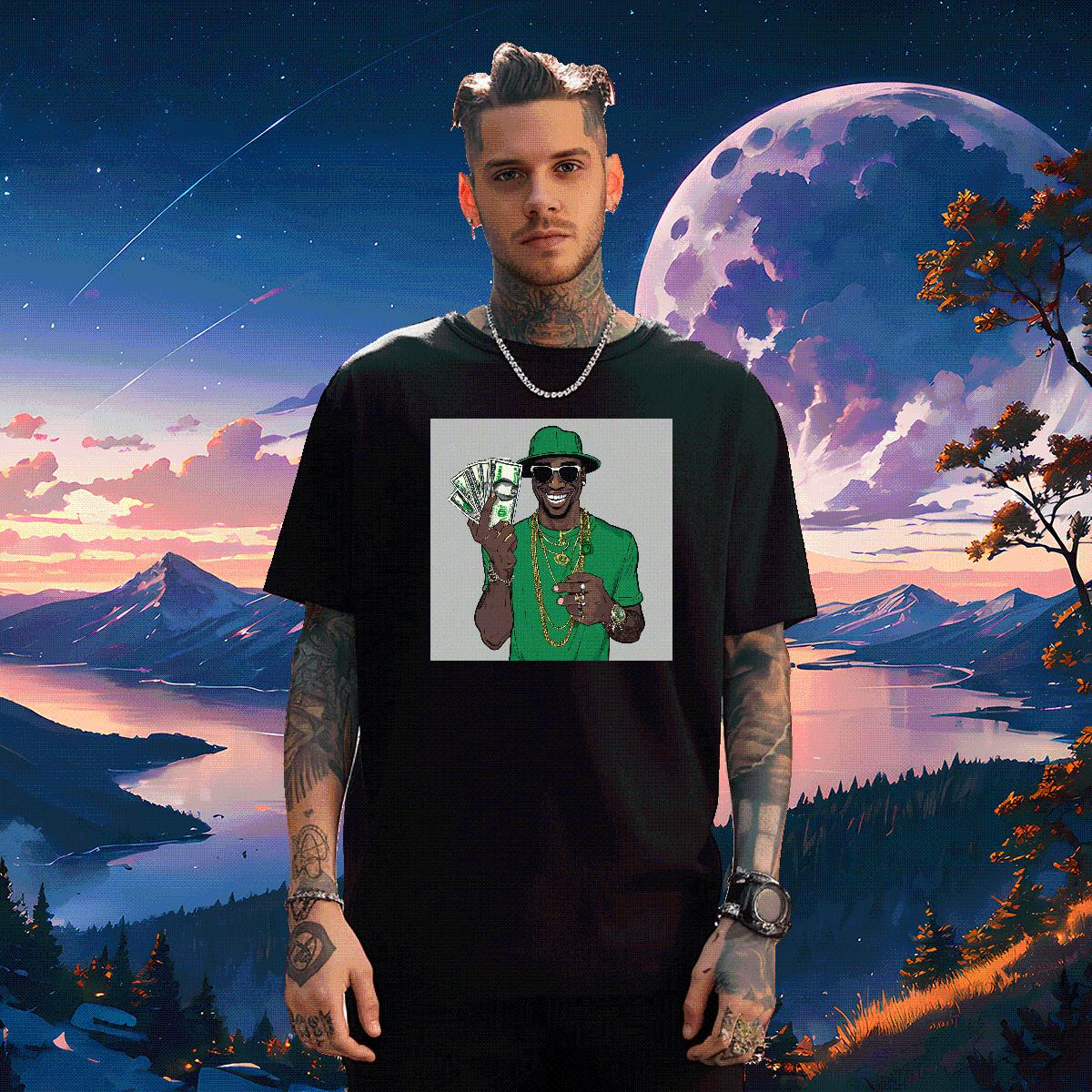 2024 Summer Mens T Shirts XH 100% Cotton 230g Graphic Couples T Shirts Beach Short sleeve Cotton Soft Comfortable Tees