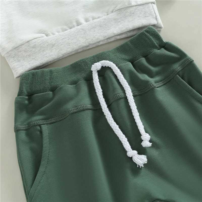 Clothing Sets Toddler Infant Boys 2pcs Tracksuit Outfits Autumn Solid Color Long Sleeve Sweatshirt and Casual Pants Baby Clothing Suit