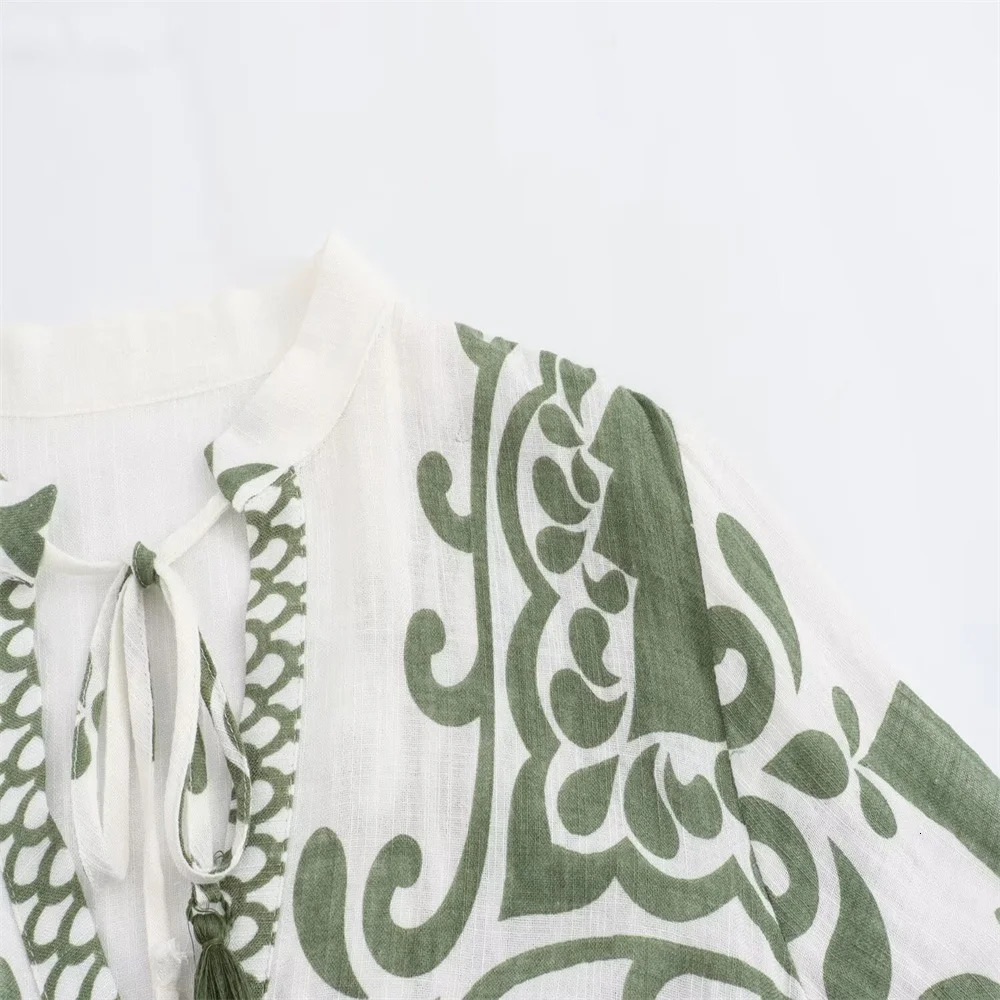 Summer Womens Casual Fashion Slimming Print Holiday Style Mini Dress 240715