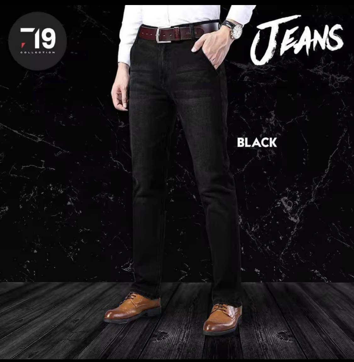 Designer men's jeans for daily wear, outdoor business denim pants, personalized and successful men's outfits