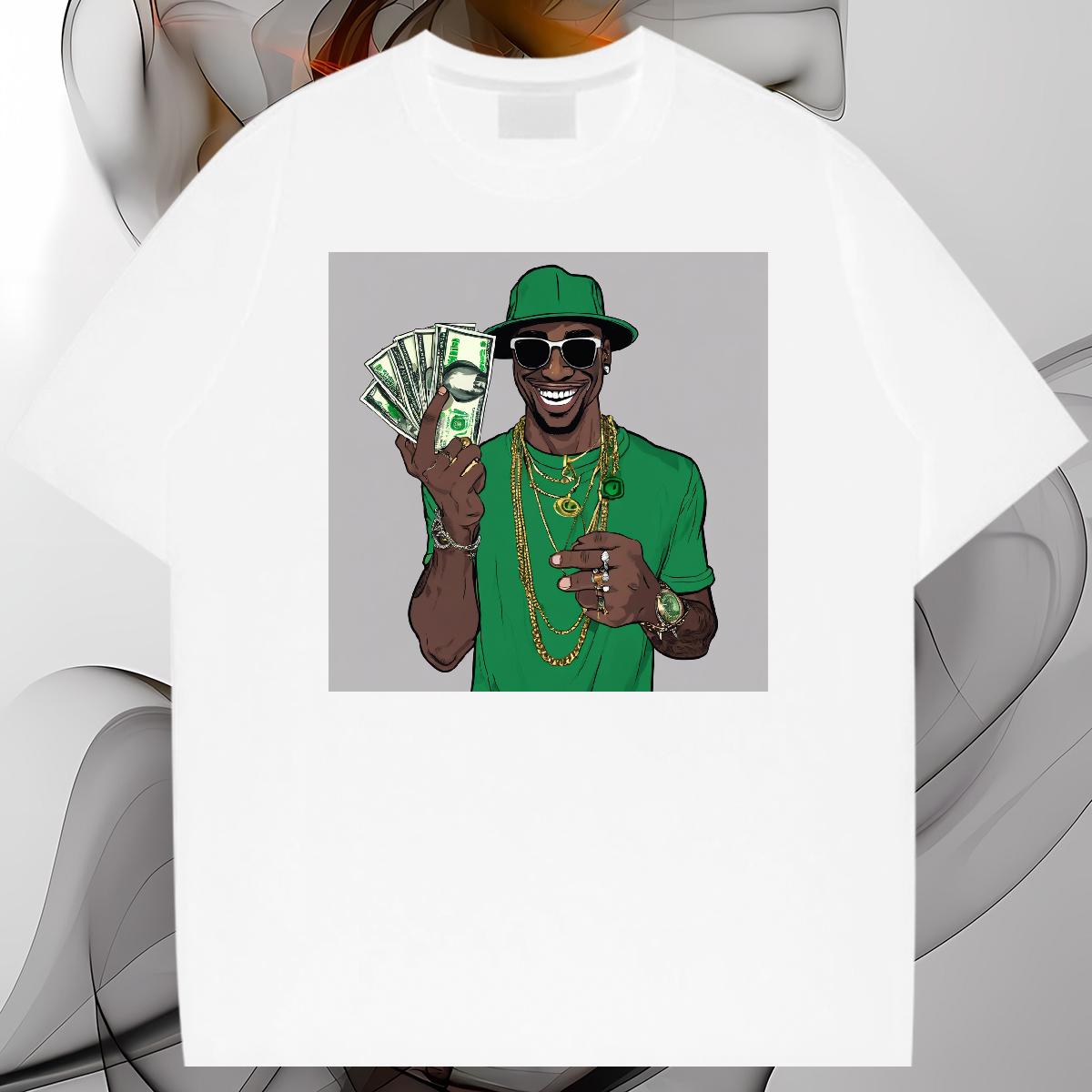 Loose Men Clothes T-Shirt XH 230g Cotton 180g Cotton Street Wear T-Shirts Custom Print Plus Size Stylist Tops Tees