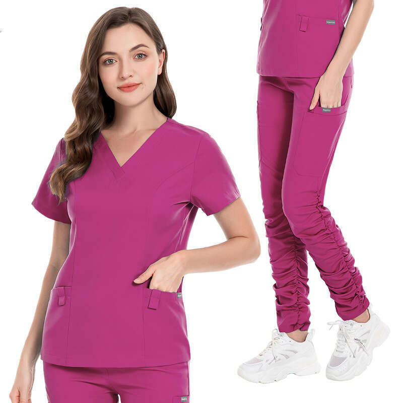 Niaa Hinn Scrub Set Scrubs Undefined New Arrival New Product High Elasticity Long Versatile Ventilation Temperament Short Waist