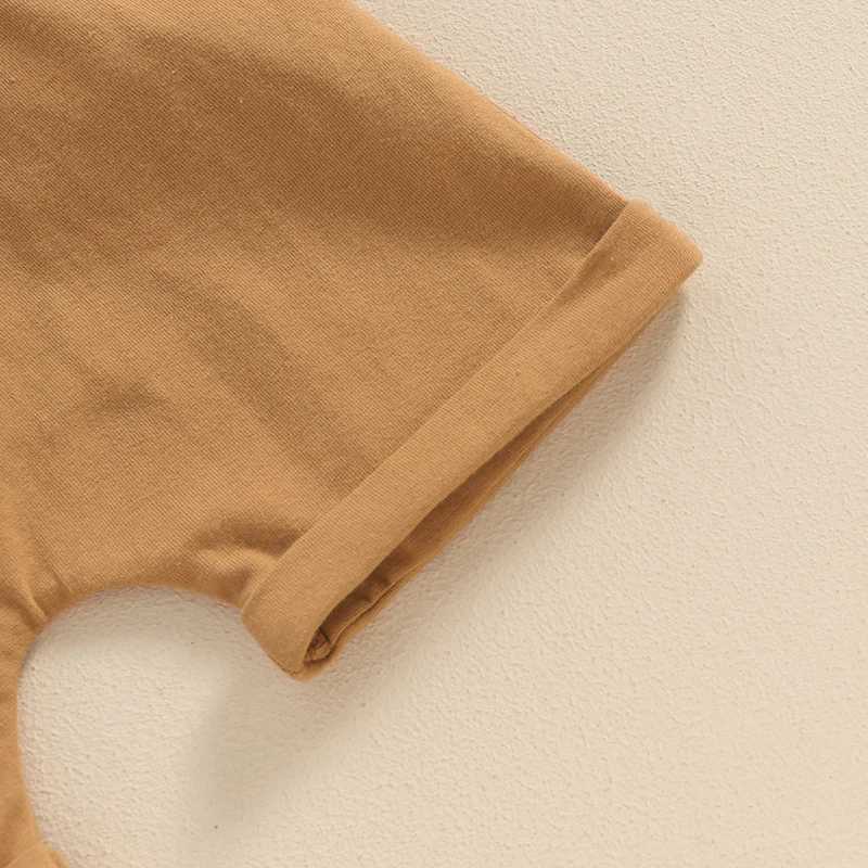 Clothing Sets Toddler Baby Boys Summer Outfits Short Sleeve Button Striped Tops and Drstring Shorts 2Pcs Kid Boy Clothes Sets