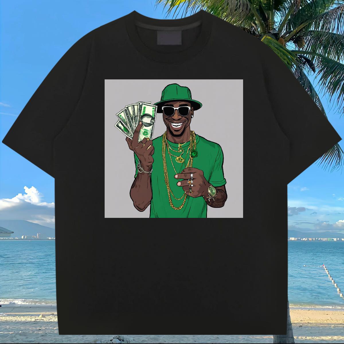 Popular Men Clothes T-Shirt XH 230g Cotton Cotton O Neck Short Sleeves Summer Casual Man T Shirts Custom Cartoon Casual New Tees