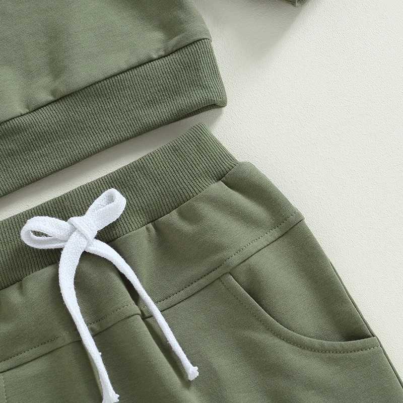 Clothing Sets 2023 Spring Baby Boys Girls Clothes Sets Childrens Suit Kids Long-sleeved Cotton Sweatshirt Pants Suits Clothing Outfit