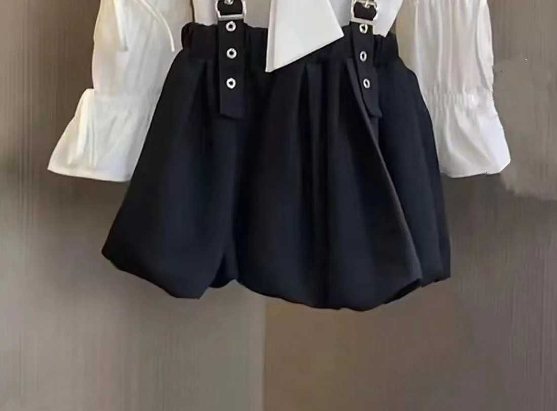 Clothing Sets Cute Girl Outfit Set Bow Clothes for Kid Girl Clothes Baby Fashion Summer Shirt+Skirt Toddler Fashion Children Clothing 2024 New