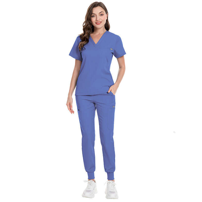Niaa Hinn Scrubs Set Scrubs Designer Two Piece Set Women Undefined New Arrival Gentle Wind Washable Ventilation Solid New Pattern Leisure Time Sexy No