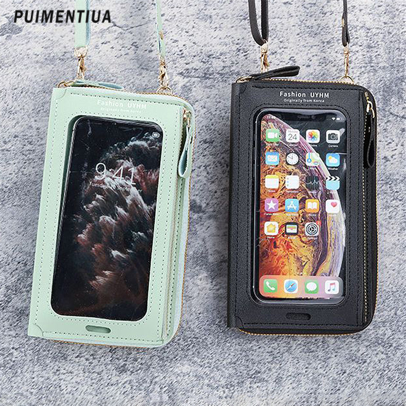 Touch Screen Phone Bag Crossbody Bags For Women RFID Multifunctional Shoulder Wallet Mini Women's Bag Mobile Wallet Card Holder