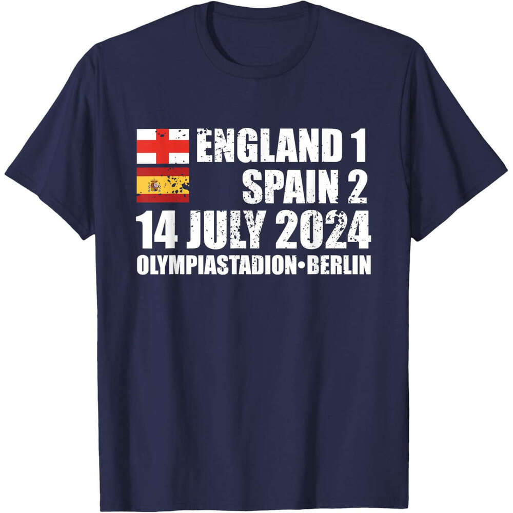 Euro Football Final England Spain Winners July 2024 Premium T-Shirt Mens Womens T shirts Soccer fans Tees Tops Free shipping