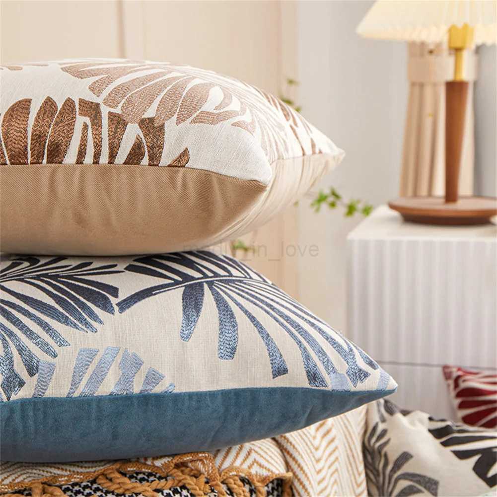Throw pillow CoverCushion Cover pillowcaseCotton Linen pillowcaseDecorative Sofa Couch Throw pillow Cover for Home BedroomM240717