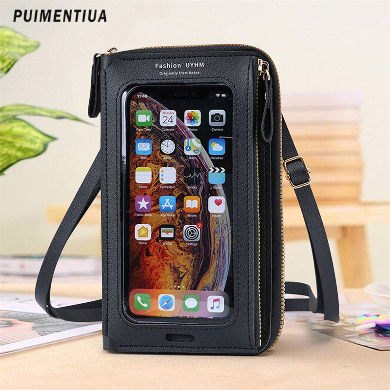 Touch Screen Phone Bag Crossbody Bags For Women RFID Multifunctional Shoulder Wallet Mini Women's Bag Mobile Wallet Card Holder