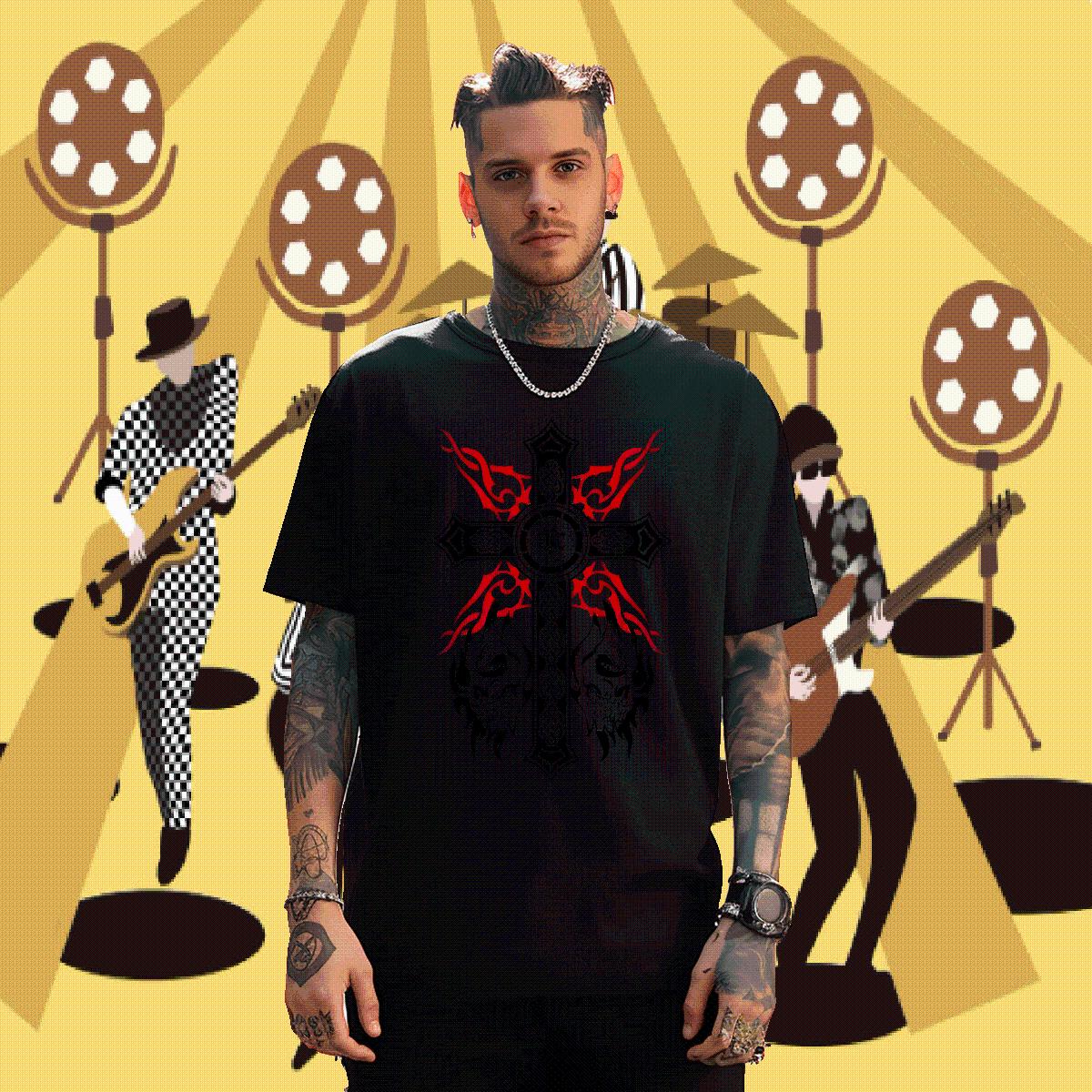 Wholesale Men Tshirts fathion 230g Cotton Breathable Short Sleeve Casual Daily Wear T shirt Custom Cartoon DIY Customized Tops Tees