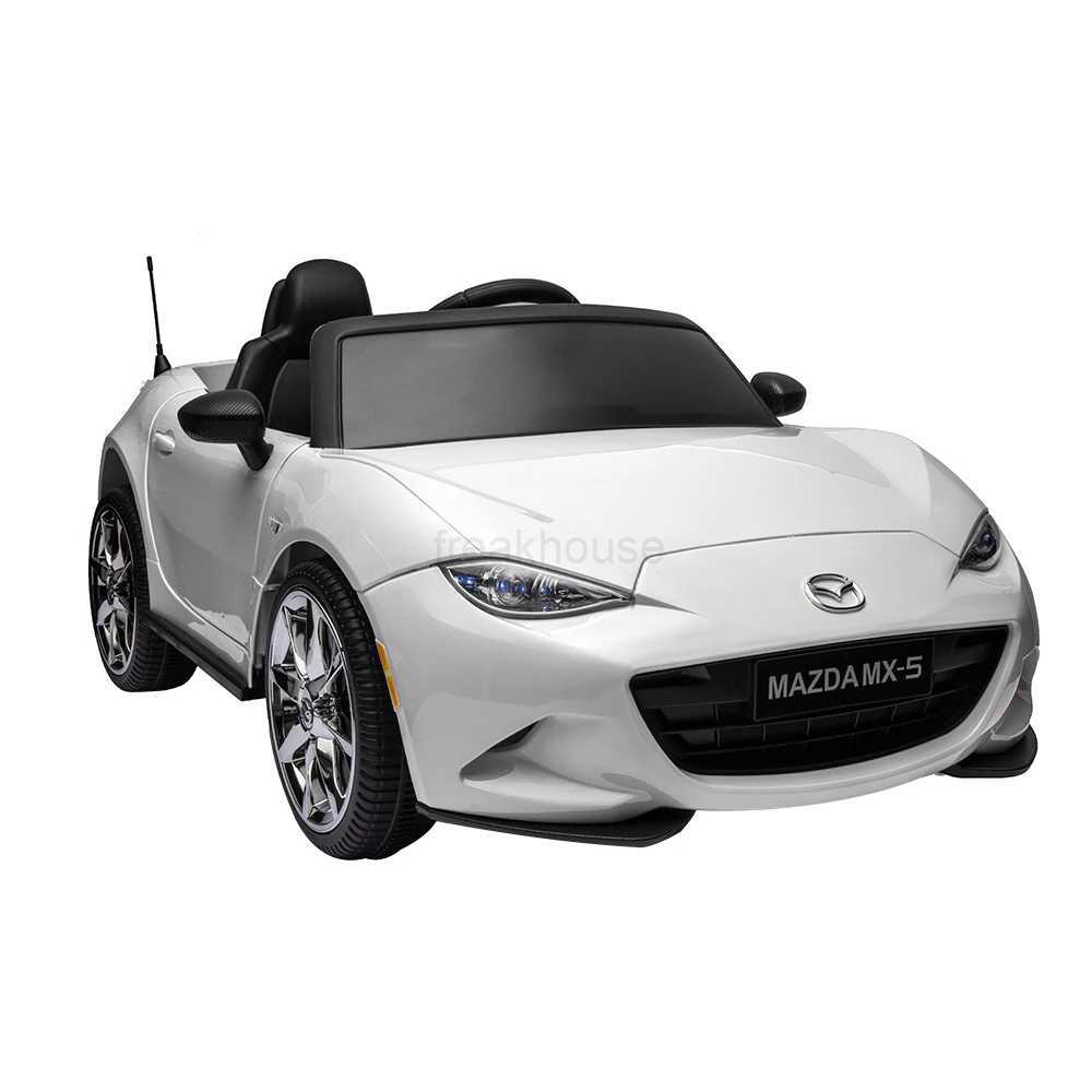 12V Kids Ride on Car Mazda Licence Power Wheels Battery Car Toys with Remote Control Bluetooth Music 2 Lockable Doors LED LightsCL240717