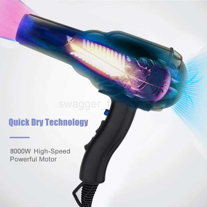 High-power Hair Dryer 8000W Multi-speed Adjustable EN-2999 Hot and Cold Constant Temperature Home Hotel Hair DryerBkl240717