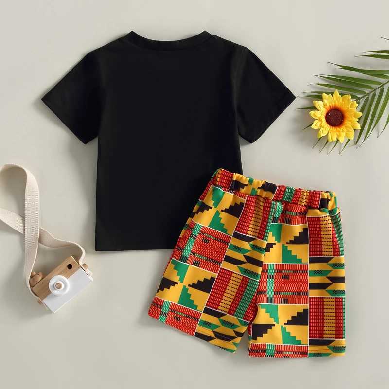 Clothing Sets Toddler Baby Boy African Outfit Short Sleeve T-Shirt Shorts Set Dashiki Ankara Clothes