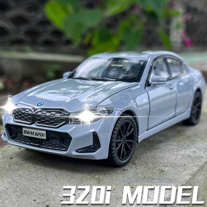 1 32 BMW 320i THE 3 G20 2023 Alloy Model Car Toy Diecasts Casting Sound and Light Car Toys For Children VehicleCL240717