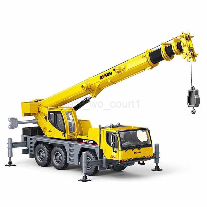 Huina 1 50 Simulation Alloy Car Diecast Truck-mounted Crane Model Construction Engineering Vehicle Decoration Childrens Kid ToyM240717
