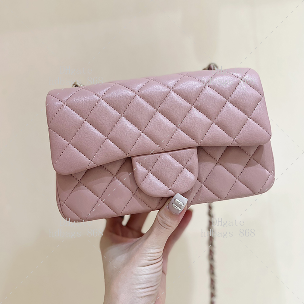 Mini Flap Bag Crossbody Bags Chain Bag Luxury Shoulder Bag 20CM 1:1 Quality Designer Handbag Lambskin With Box WC004