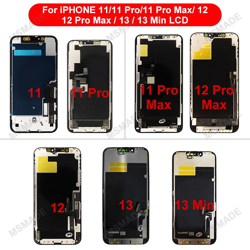 OLED X LCD For iPhone XR XS MAX 11 Display 3D Touch 2025 Screen Replace For 12 14 Plus 11 Pro screen incell 12 Pro Max display 13 Min