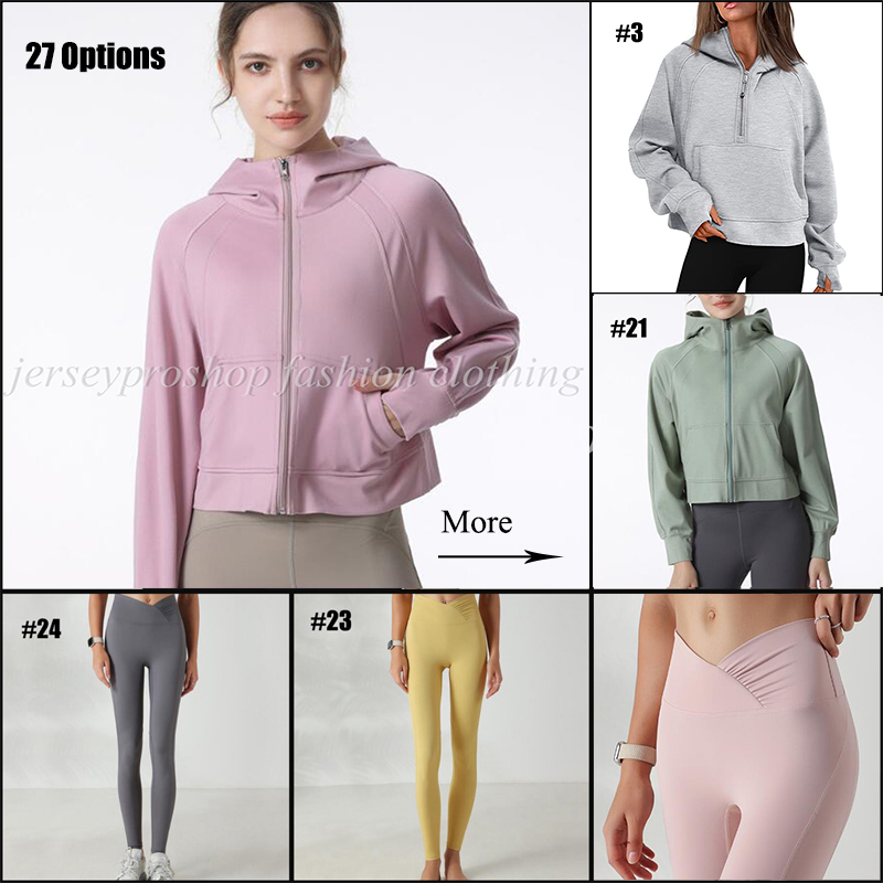 Brand Fashion Yoga Top Pants Long Sleeved Sweatshirt Jacket Yoga Pants for Women
