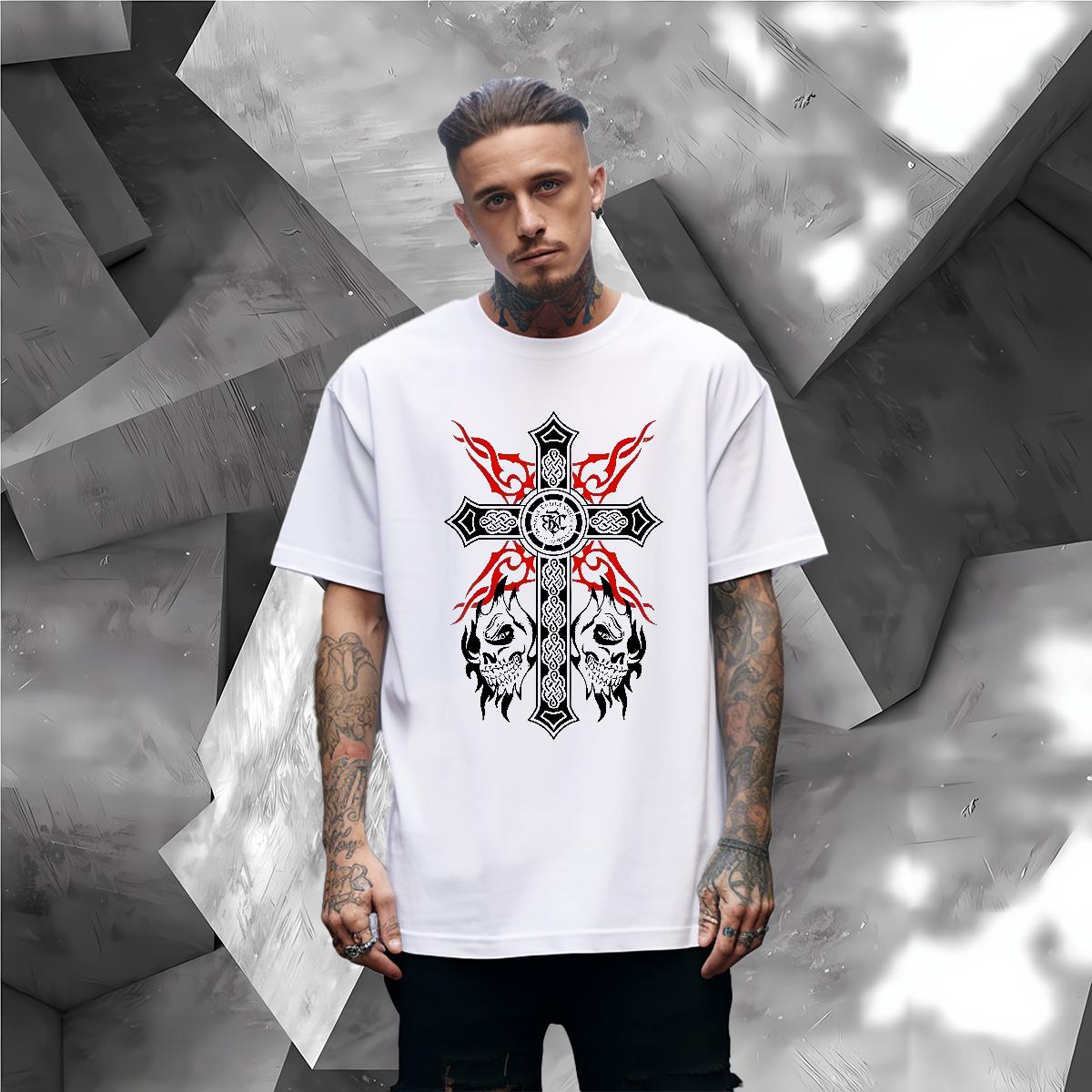 Fashion Man T Shirts fathion 230g 100% Cotton Custom Printed Hip Hop Men Tees 180g Cotton Comfortable