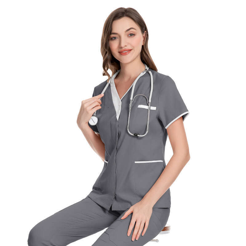 Niaa Hinn Scrub Set Undefined New Product French Gentle Wind Show Thinness Washable Long Ventilation Business Affairs Printing Waist Sexy Novelty Bifu