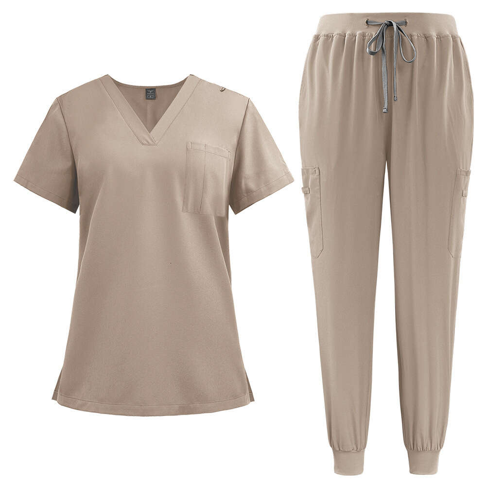 Niaa Hinn Scrubs Set New Arrival Show Thinness French Long Gentle Wind Non-ironing Printing Solid Versatile Self-cultivation Loose Temperament