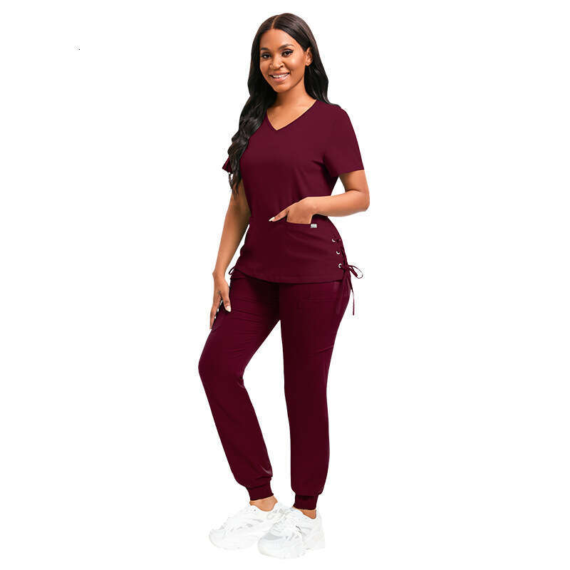 Niaa Hinn Scrubs for Women Uniform Scrubs Scrubs New Arrival High Elasticity Non-ironing French Leisure Time Ventilation Temperament Linen