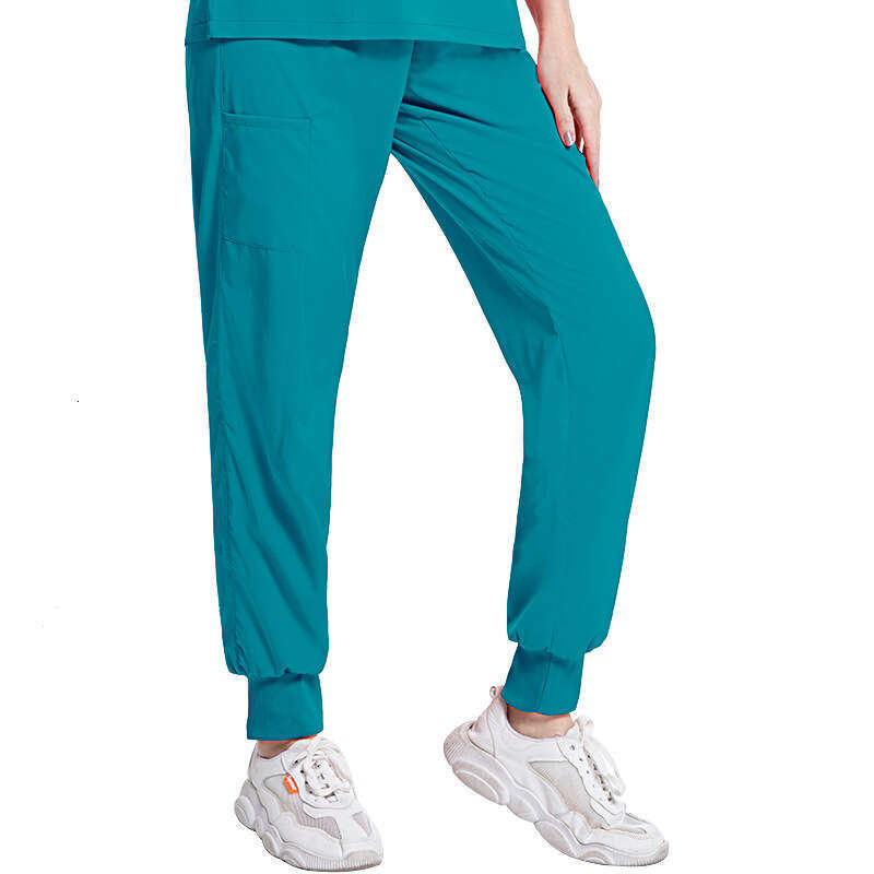 Niaa Hinn Scrubs Set Zip Up Two Piece Set Women New Product Gentle Wind High Elasticity Washable Leisure Time New Pattern Printing Novelty Linen