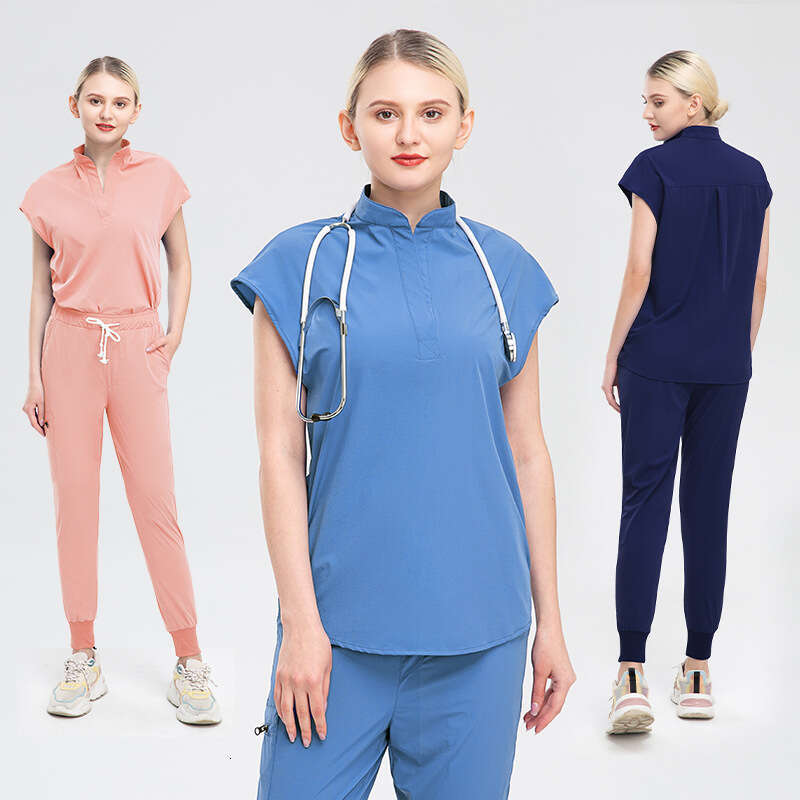 Niaa Hinn Scrub Set New Arrival New Product Show Thinness Washable High Elasticity New Pattern Business Affairs Sexy Temperament Short