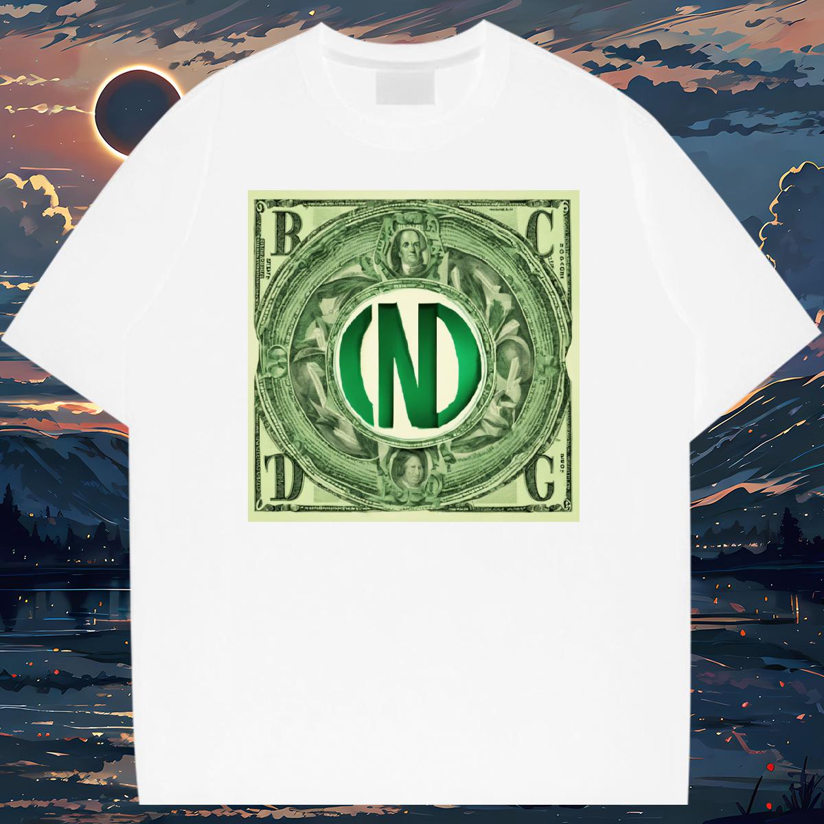 Brand Men T Shirts XH 230g 100% Cotton Anime Print Couples T Shirts Street Wear Round Neck Short Sleeve 5A Top Tees