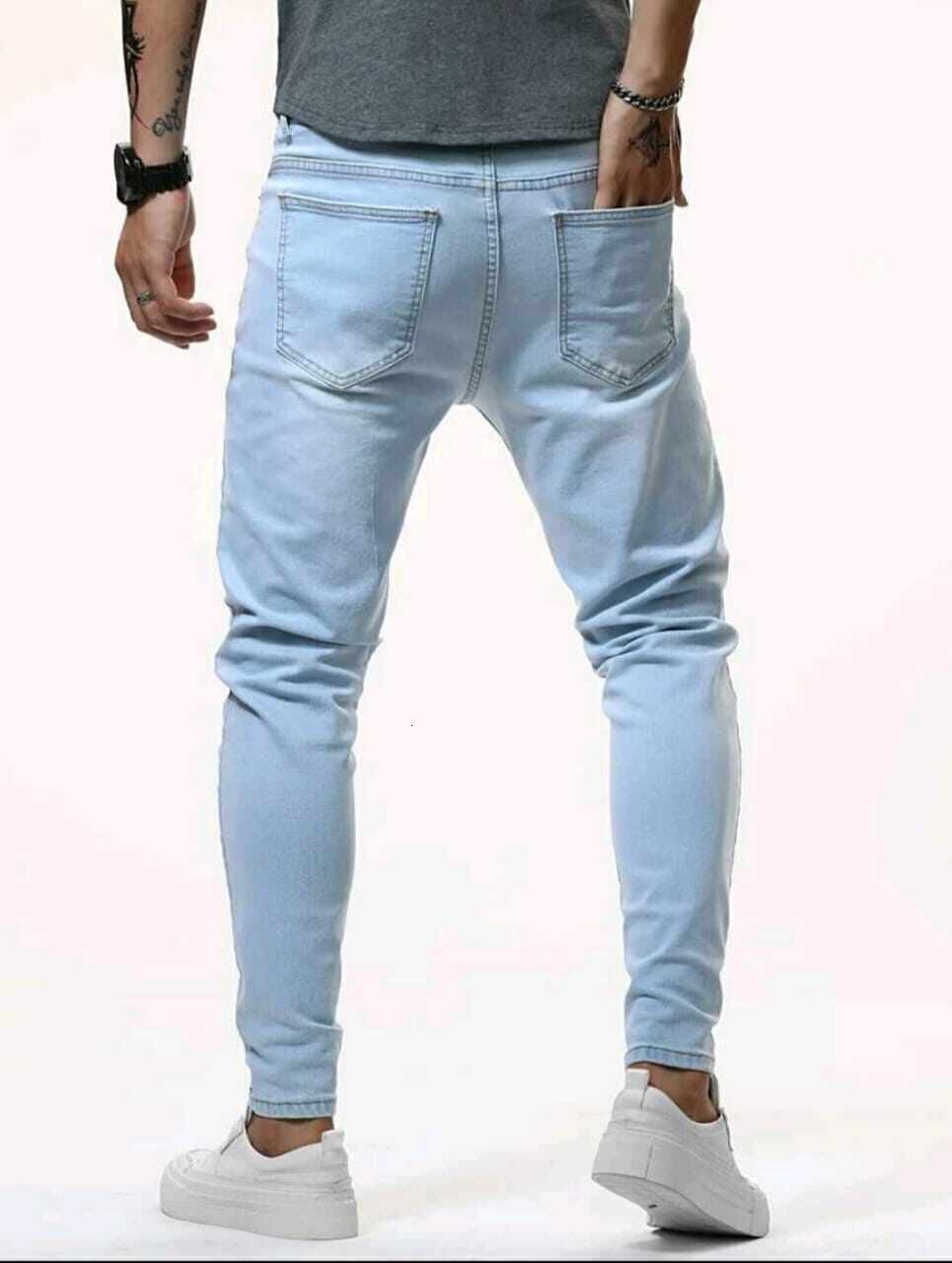 Men Skinny Jeans Men's men's casual pants / Korean Style Size26-40 Price cheap Fast Delivery