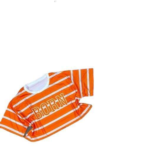Best Saller Loose Versatile High Street Slim Crop Top Casual Streetwear Clothes Women Short Plaid Round Neck Stretch Casual Undershirt Man Woman Tees 