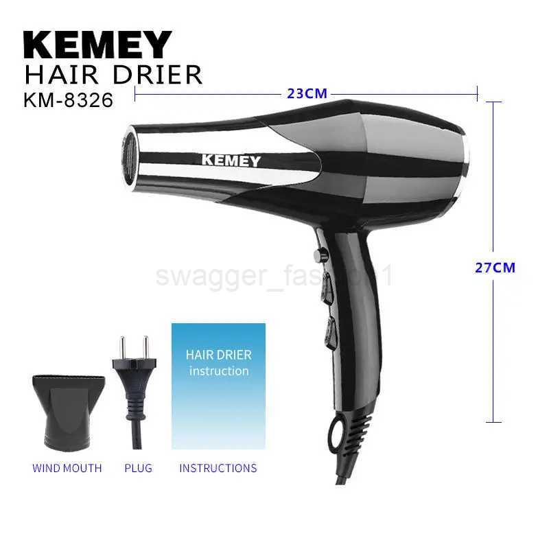 Kemei KM-8326 Professional Salon Negative Oxygen Ion Constant Temperature Hair Salon Home Hair Dryer Secador De Cabelo Sem FioBkl240717