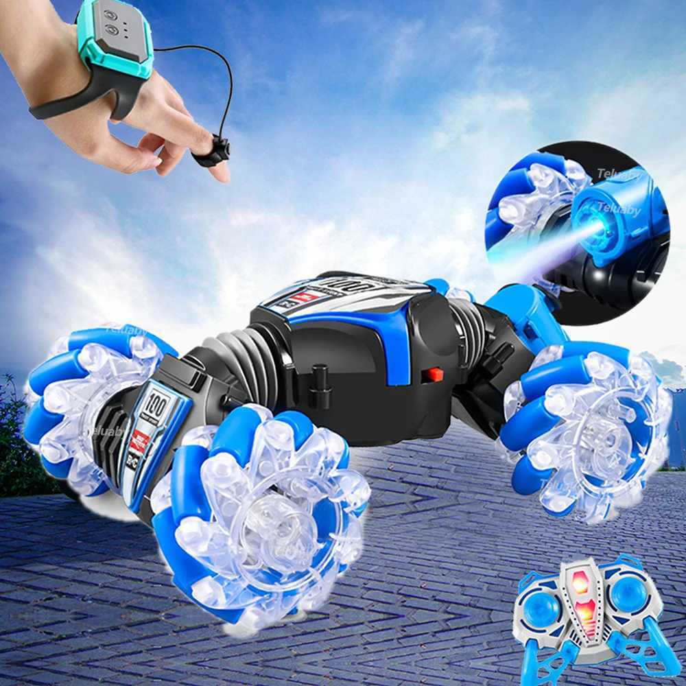 Free shipping Remote Control RC Gesture Sensing Stunt Car Drift Spray High Speed 360 Off Road Cars for Kids Boys Girls Gifts Auto Toys