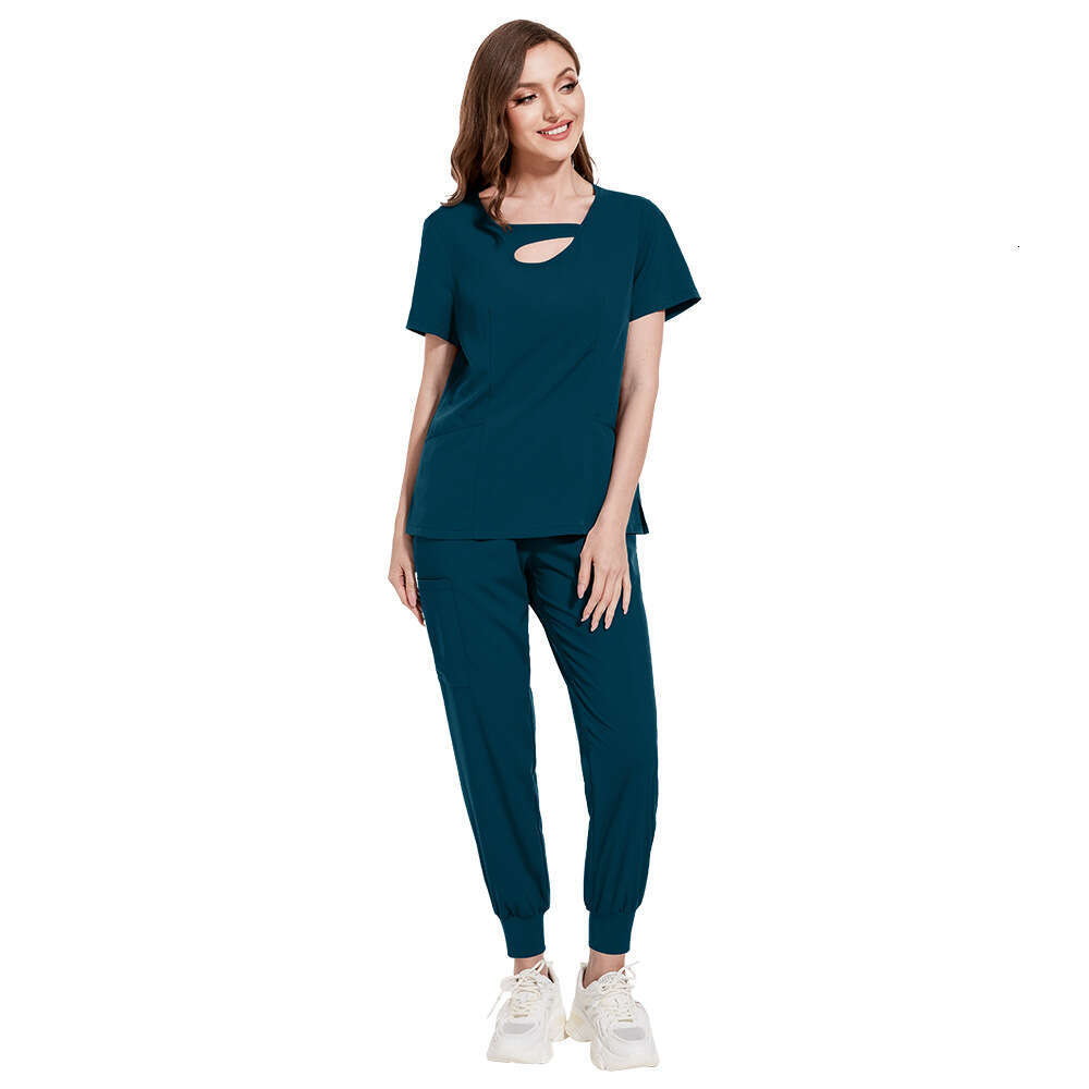 Niaa Hinn Scrubs Set New Arrival New Product Non-ironing High Elasticity French Washable Gentle Wind Versatile Leisure Time Loose Novelty Temperament