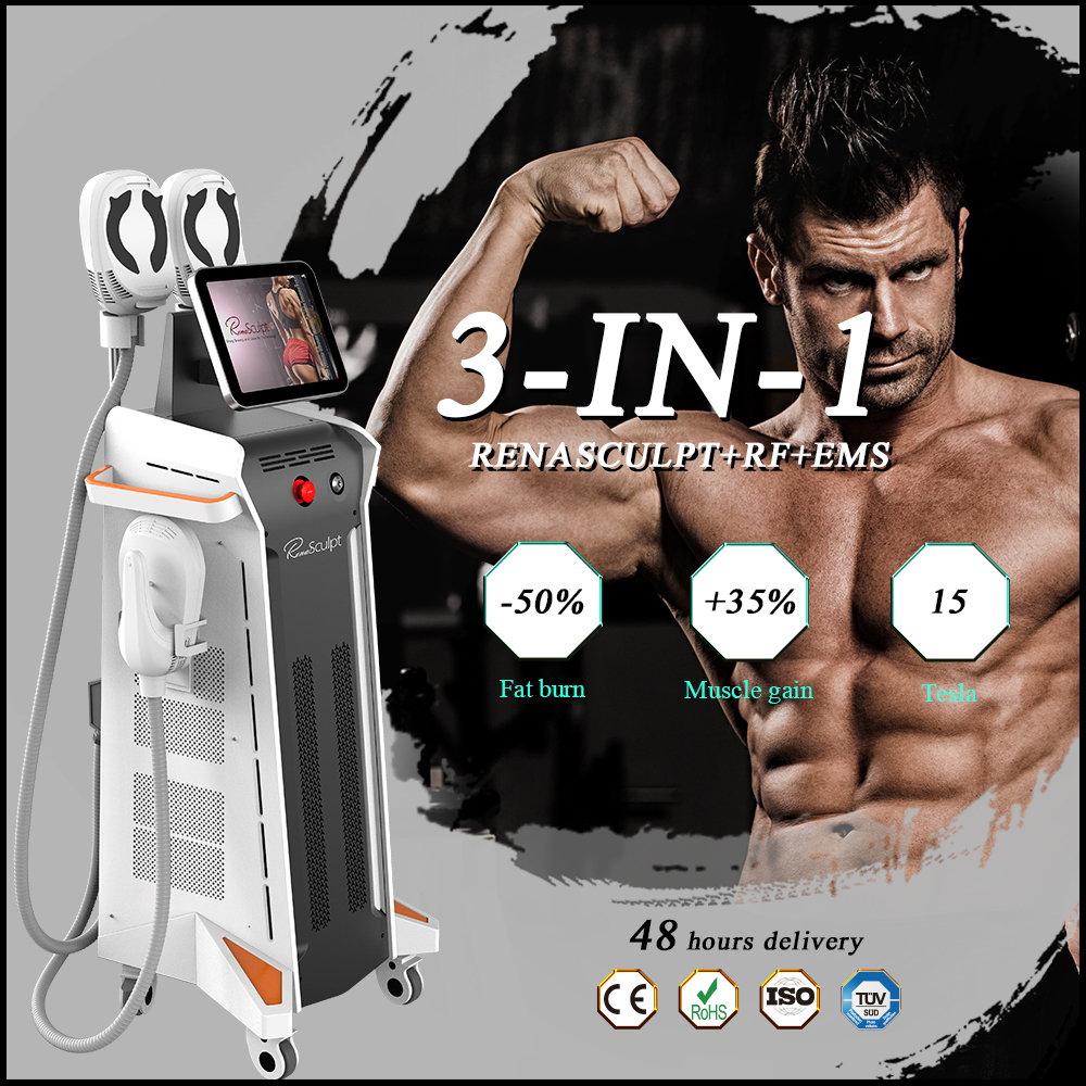 EMSlim HIEMT Body slimming EMS Muscle Stimulation machine RF Skin Tightening 3IN1 technology US stock