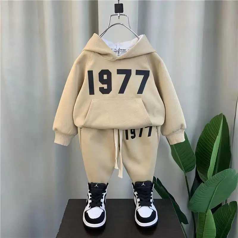 Clothing Sets Hooded Tracksuit Set Hoodie Suit Kids Spring Sweatshirt And Pant Two-piece Children Clothing Set 4-12 Years Girl Boys Clothes