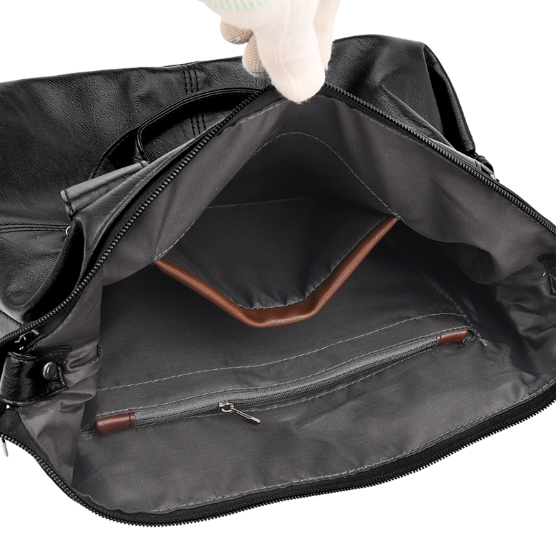 Luxury Women Leather Shoulder Bag Casual Tote Large Capacity Woman Bags Luxury Designer Handbag Purses Brand Shoulder Sac A Main