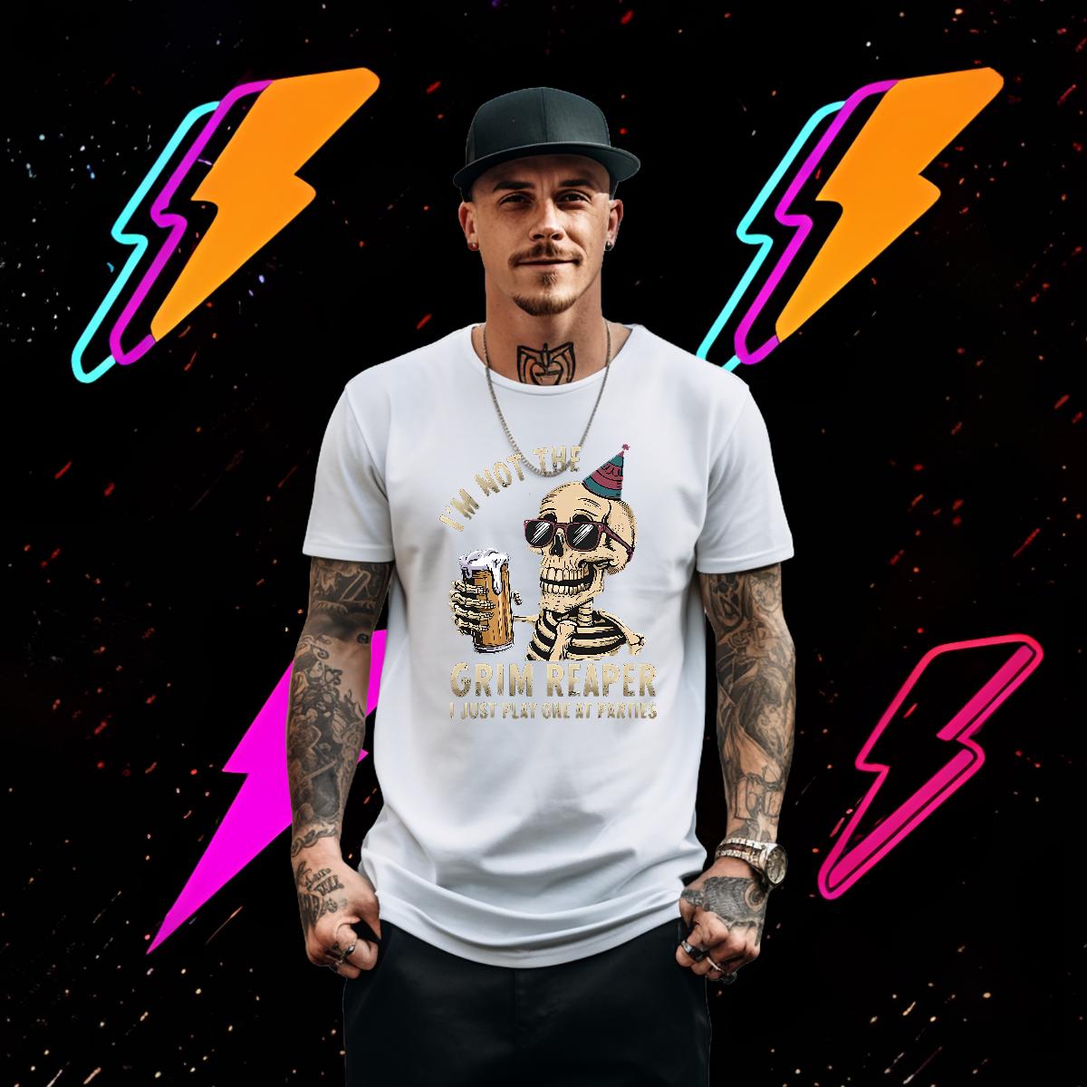 Soft Tshirt for Man Woman Skeleton 230g 100% Cotton Cotton Breathable Soft Hip Hop Mens T Shirts Anime Print Fashion Design Tshirts