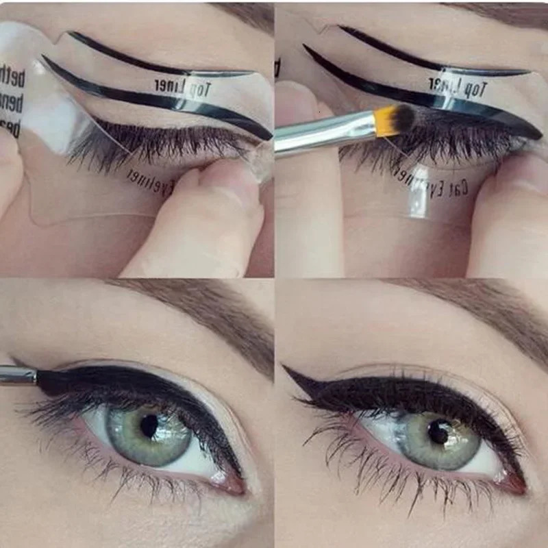 Eyeliner template with wings eyeliner template molding tool eyeliner template eye shadow makeup tool 240715
