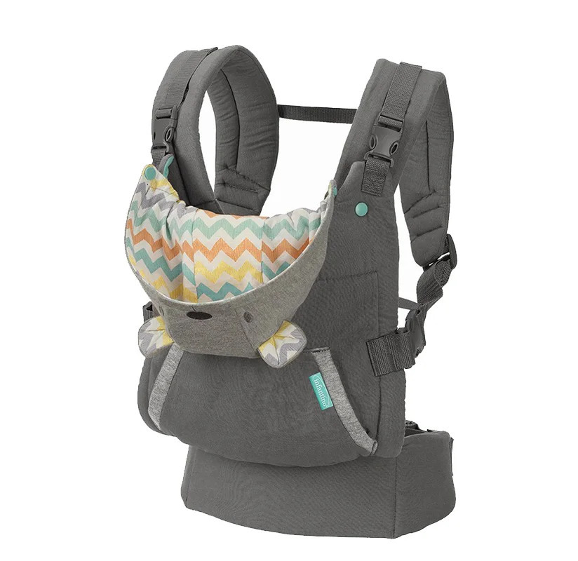 Baby Shoulder Strap Portable Children Backpack Thicken Ergonomic Hoodie Kangaroo 240710