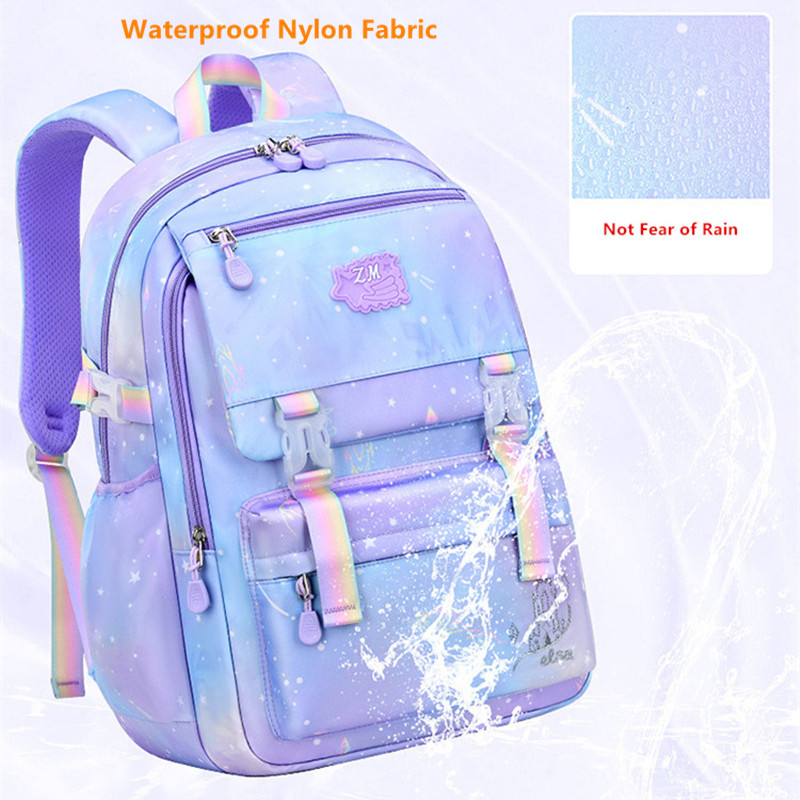 Kawaii School Backpack for Girls Cute School Bags Waterproof Bookbag Teens Elementary School Student Book Bag Mochilas Escolares