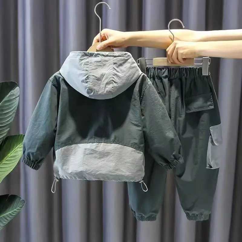 Clothing Sets Boys Spring And Autumn Set Handsome New Foreign Style Baby Sports Childrens Clothing Two Piece Set For Boys Kids Outfits