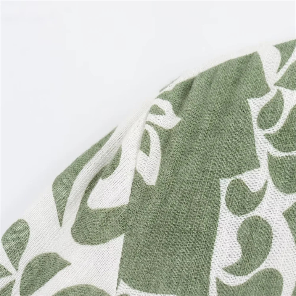 Summer Womens Casual Fashion Slimming Print Holiday Style Mini Dress 240715