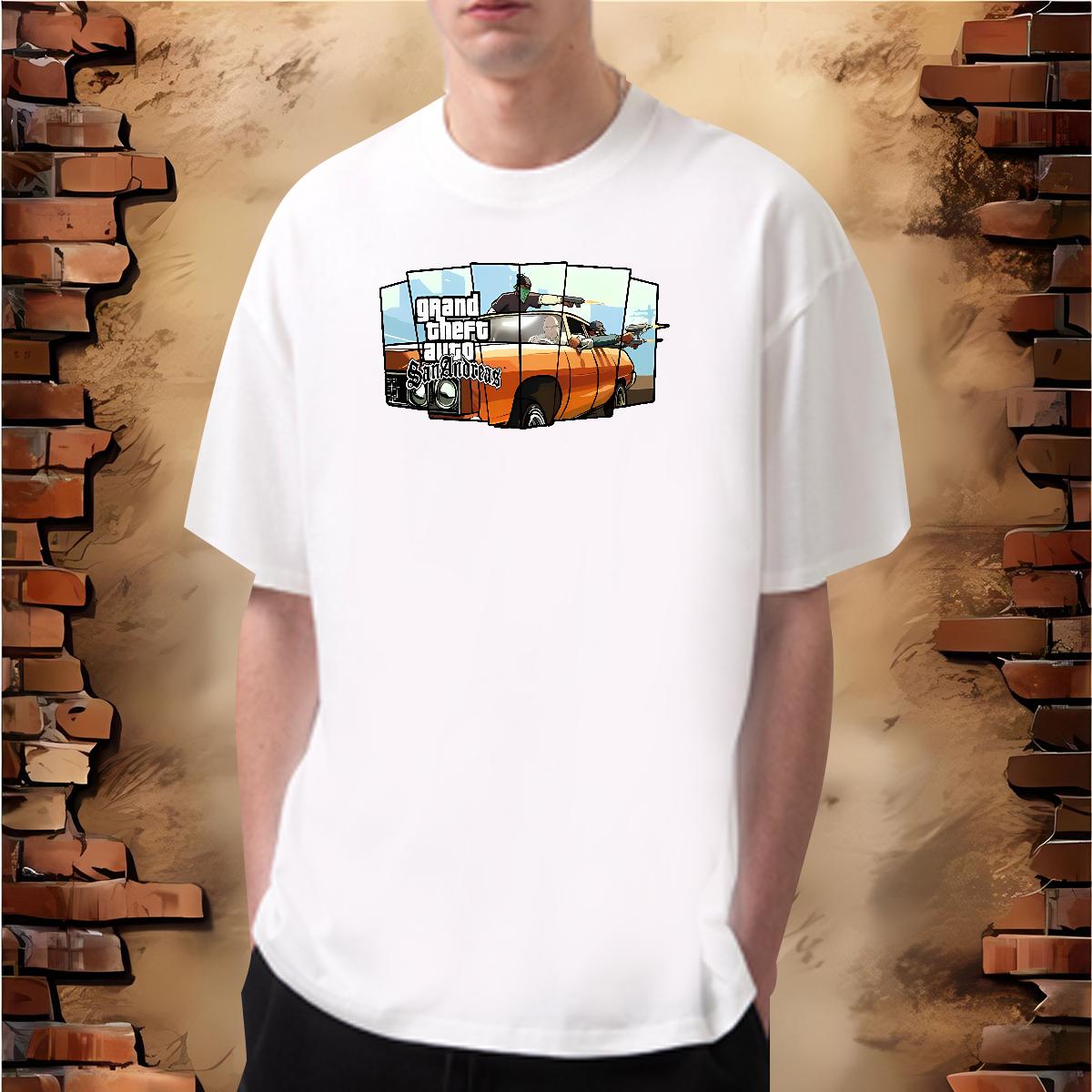 Popular Mens Tshirts racing 100% Cotton 230g Breathable Short Sleeve Street Wear Man T Shirts Custom Cartoon 2024 Designer Tees