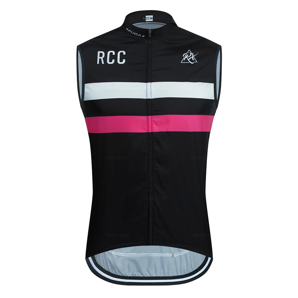 Men Rcc Rx Sleeveless Cycling Vest Mesh Ciclismo Bike Bicycle Undershirt Jersey Windproof Cycling Clothing Gilet Motorcycle Vest 240711
