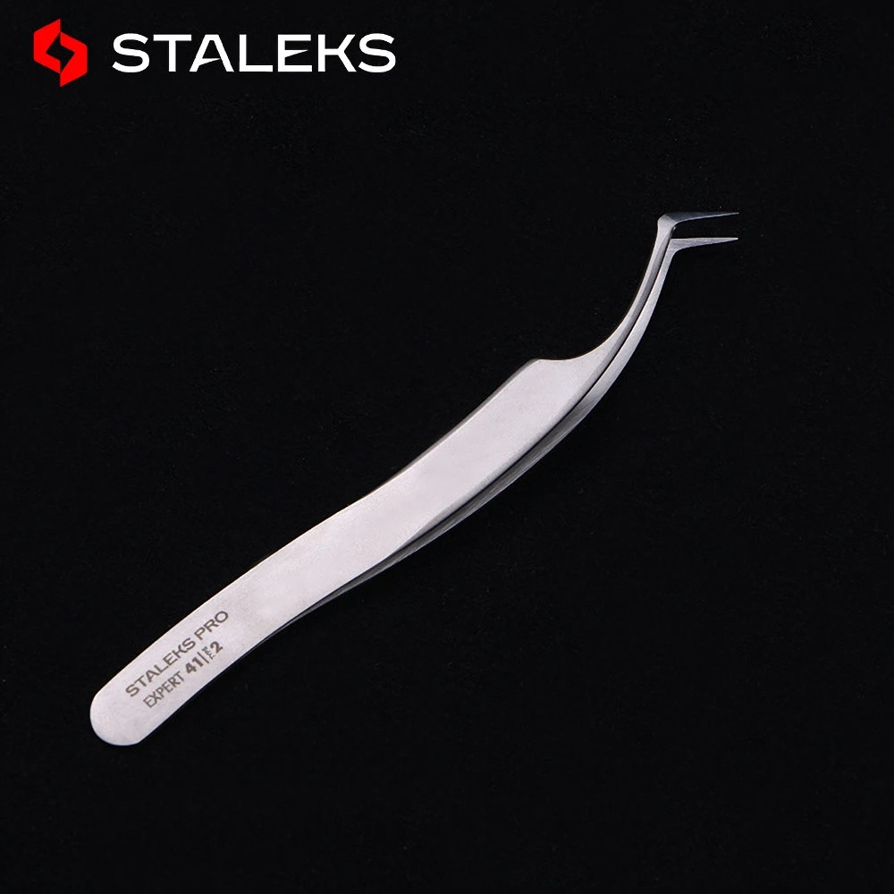 STALEKS PRO TE-41-2 sliding door eyelash blooming anti-static high-precision ultra-fine grade AISI 420 steel 240715
